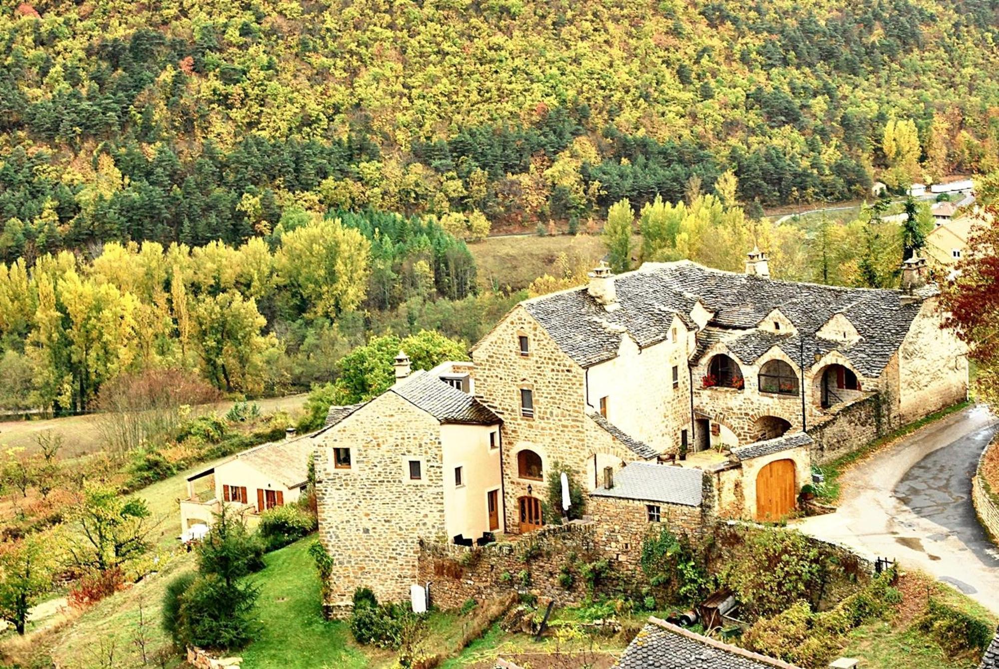 Maison Pittoresque A Mostuejouls Avec Vue Sur La Montagne Esterno foto